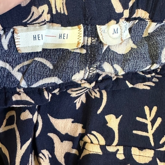 Anthropologie Hei Hei Harem Cargo Pants- Navy Cream size Medium - Picture 10 of 16